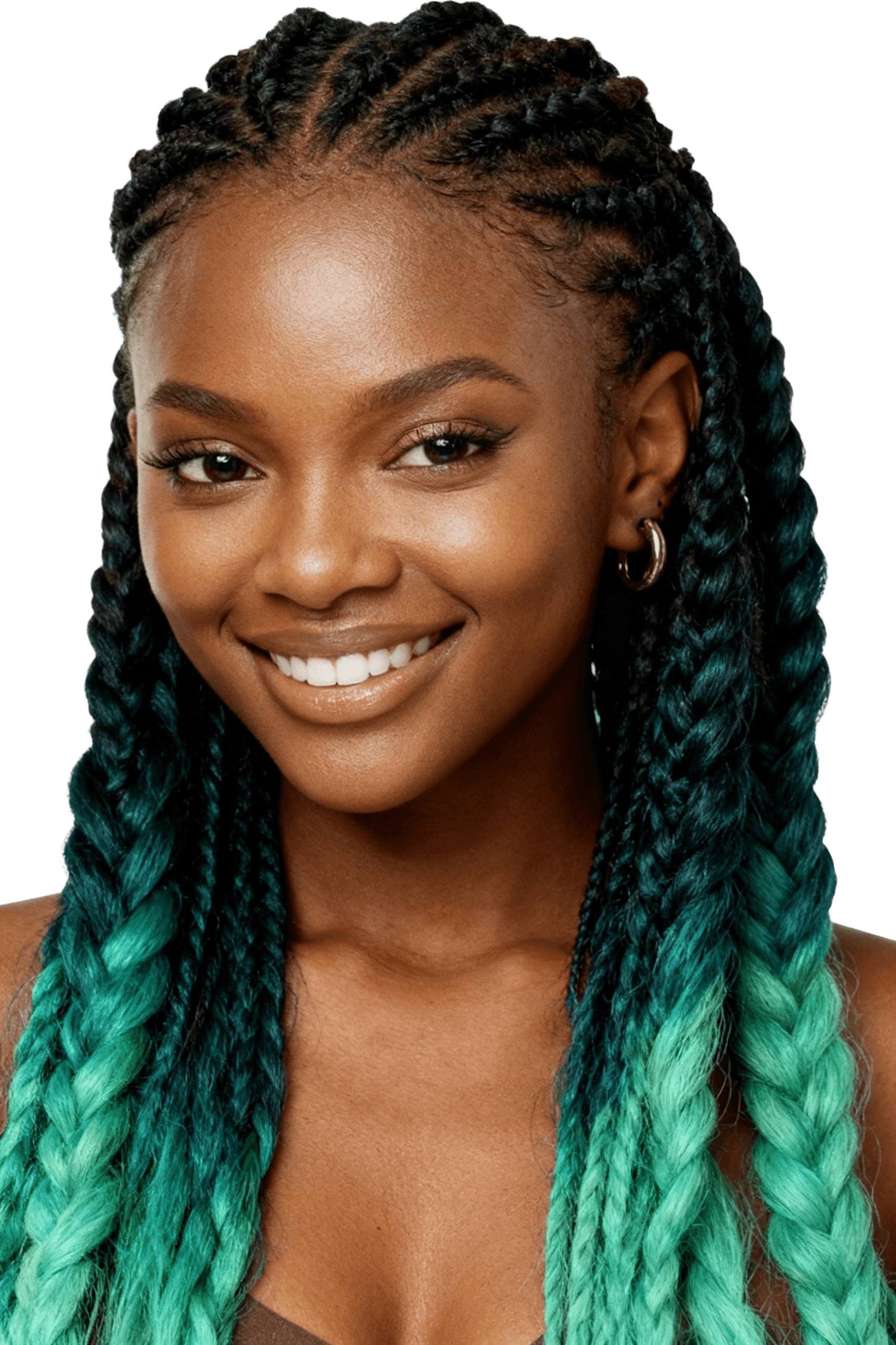 ROYAL BRAIDS (Black & Green)